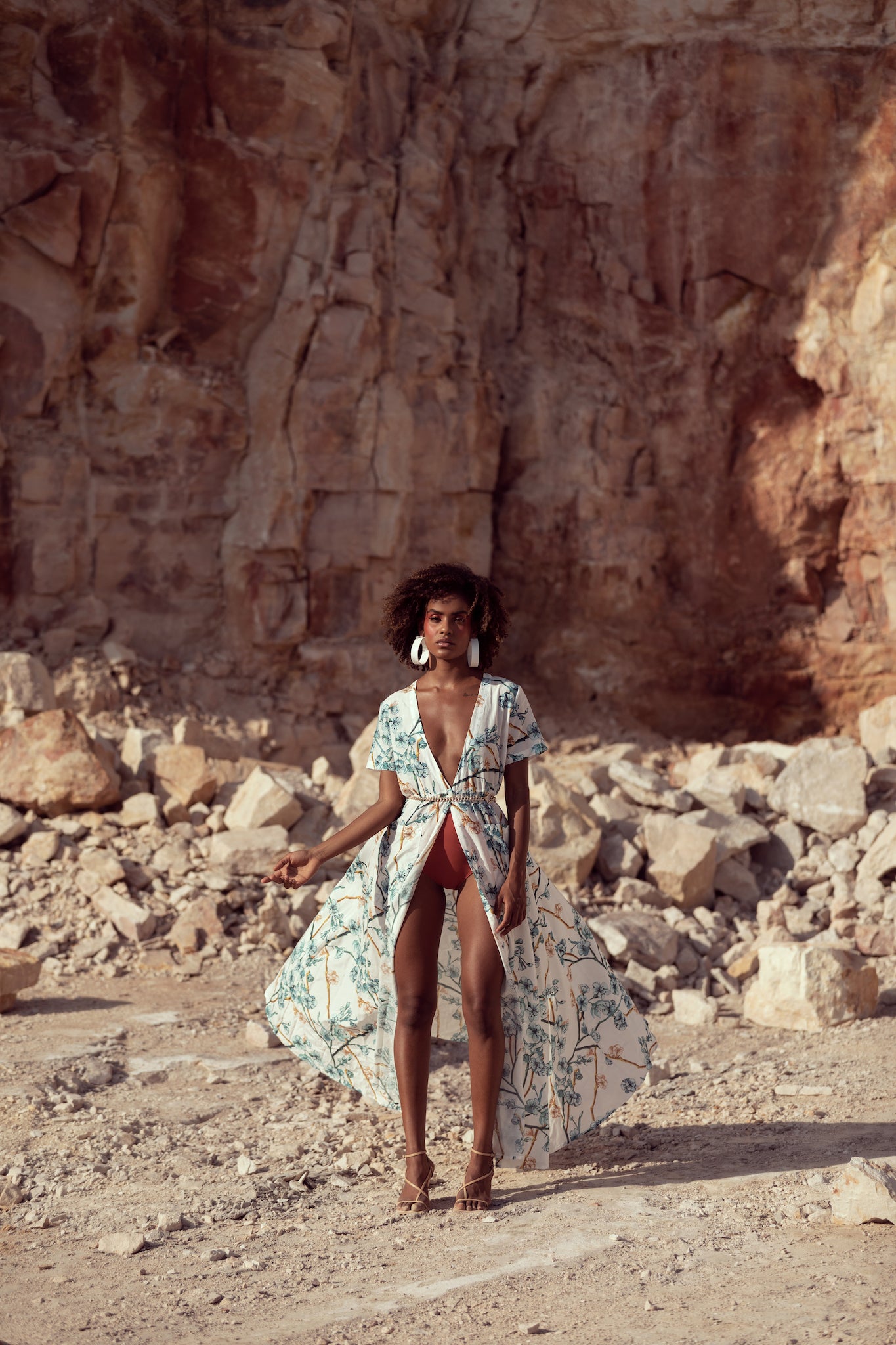 The Nikki II in Japanese Bloom-Robe