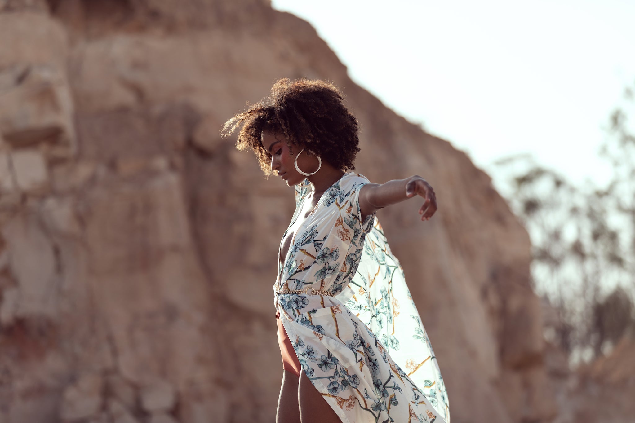 The Nikki II in Japanese Bloom-Robe