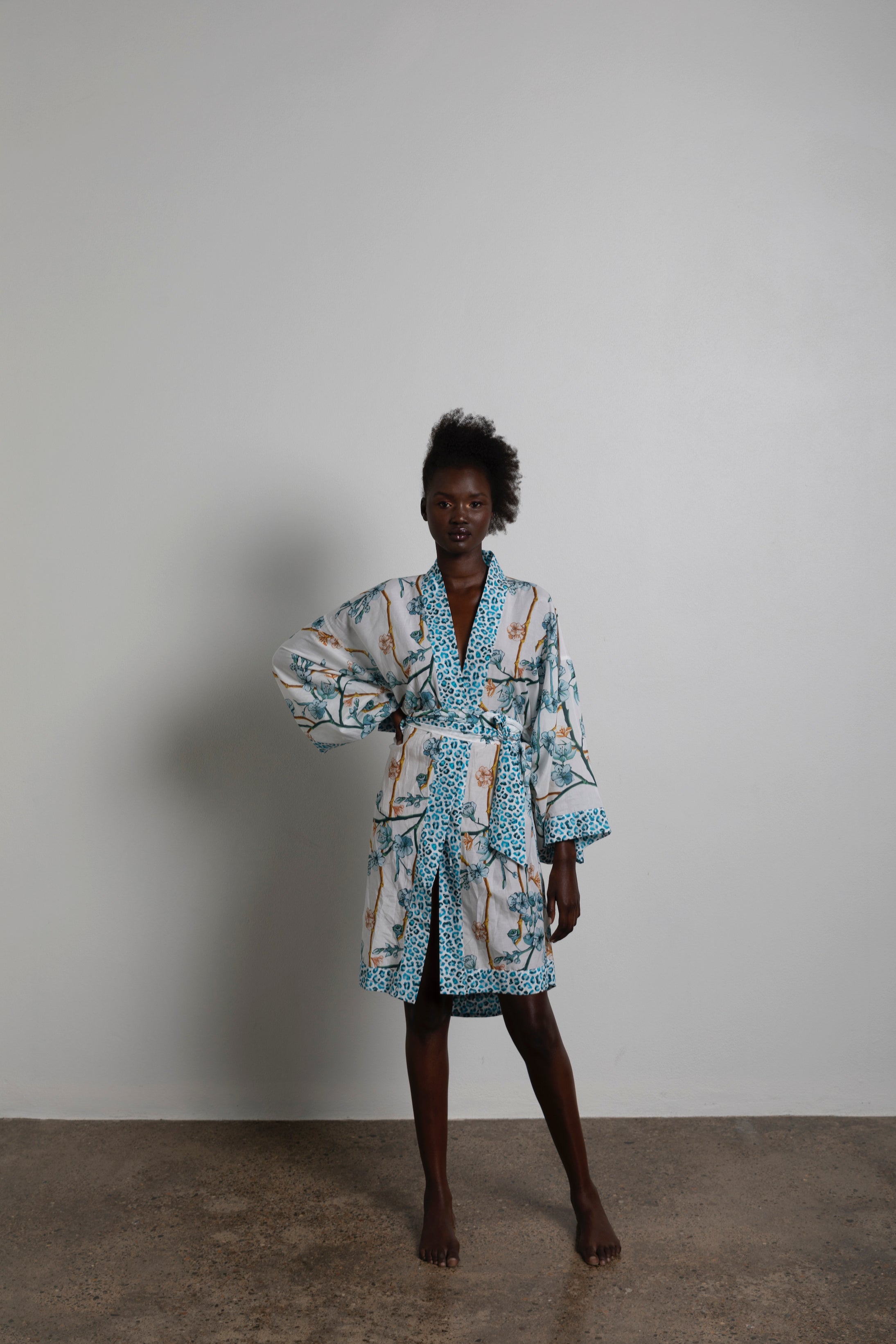 The Sophia II in Japanese Bloom-Robe