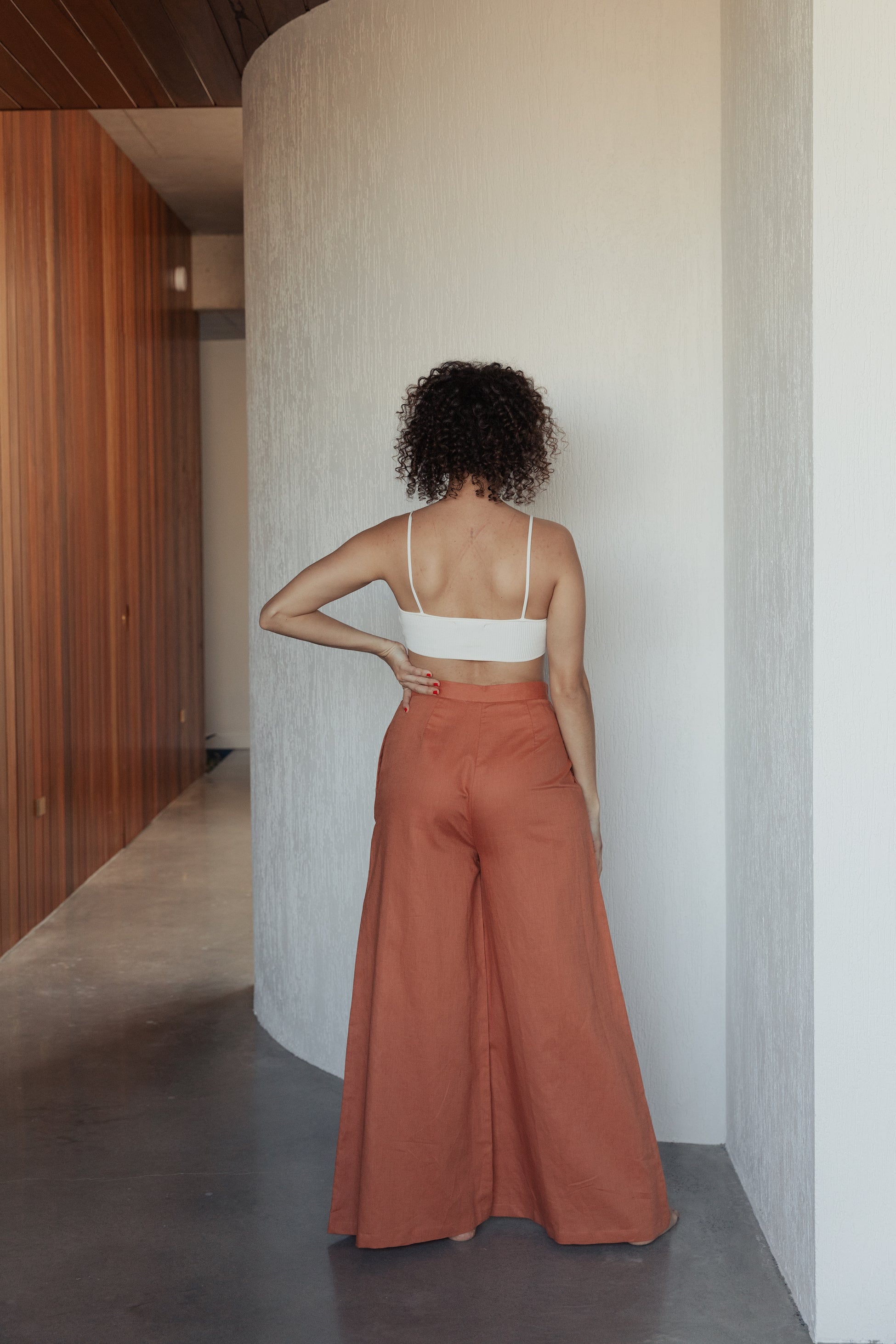 The Jenni Pant in Rust-Robes-Robe