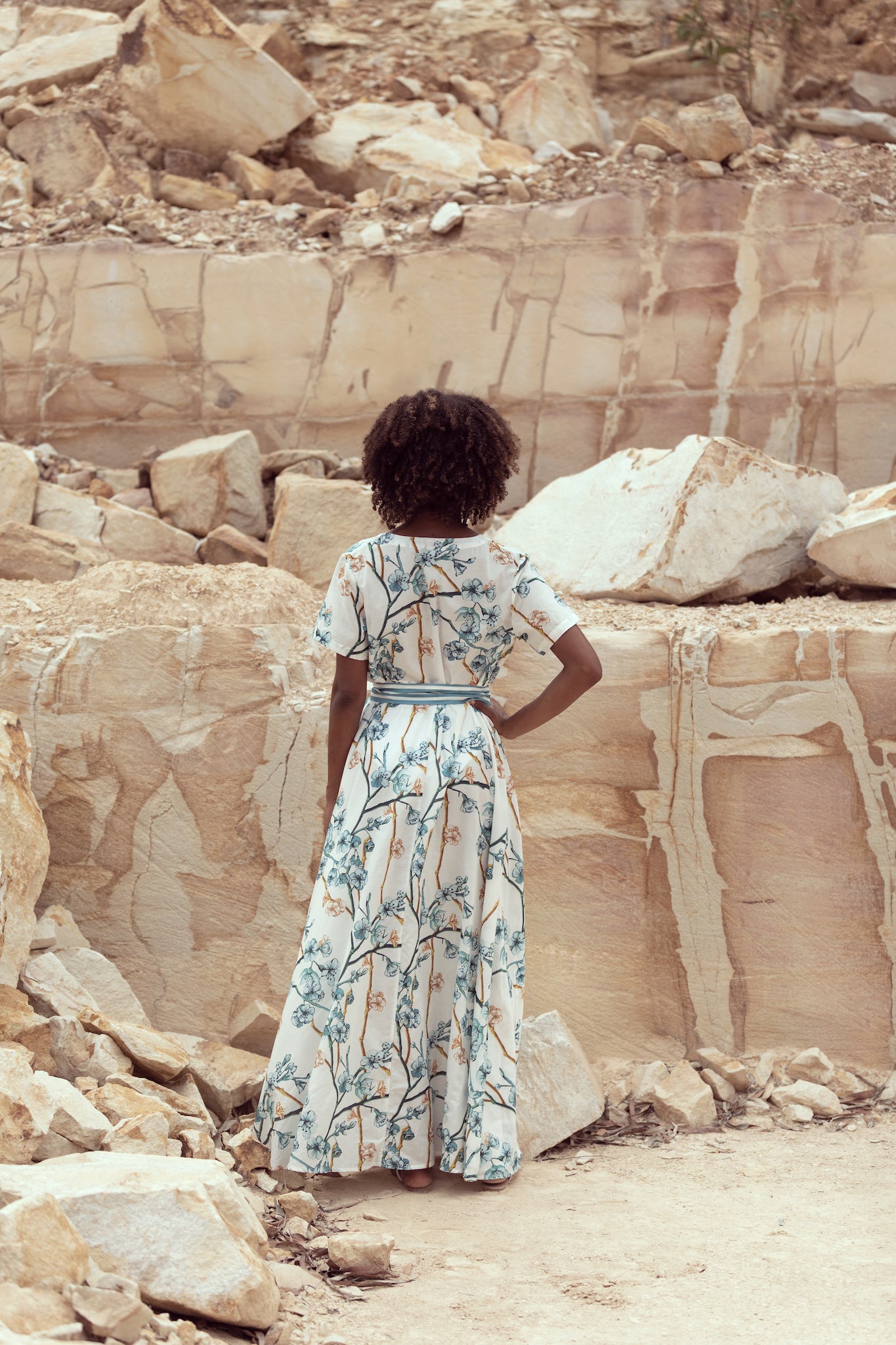 The Nikki II in Japanese Bloom-Robe