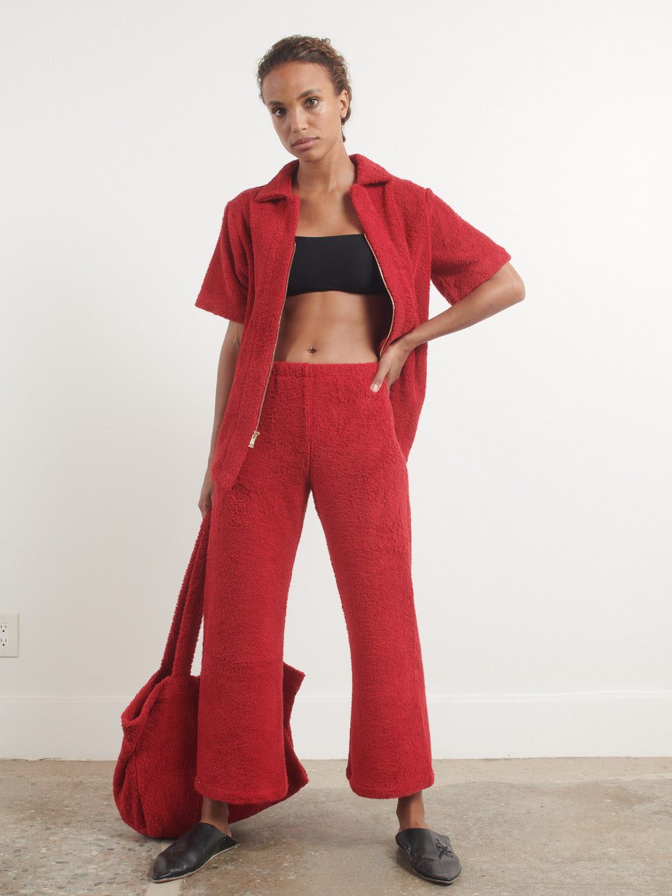 Simone Fan: The Pant in Rouge-Robe